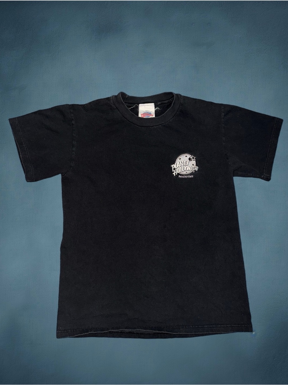 Vintage 1991 planet Hollywood black t-shirt